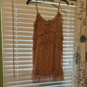 Forever 21 Peach Floral Blouse